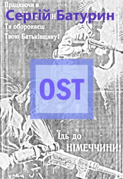 Книжка Сергій Батурин "ОSТ : роман, електронна версія" (фото 1)